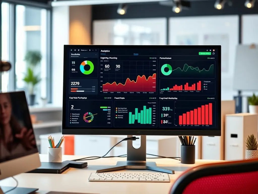 Visual representation of the Google Marketing Platform's data integration capabilities on a computer screen.